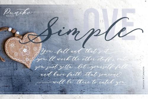 Puniko Rough Script Font