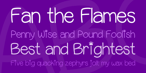 Puppy Bellies Font
