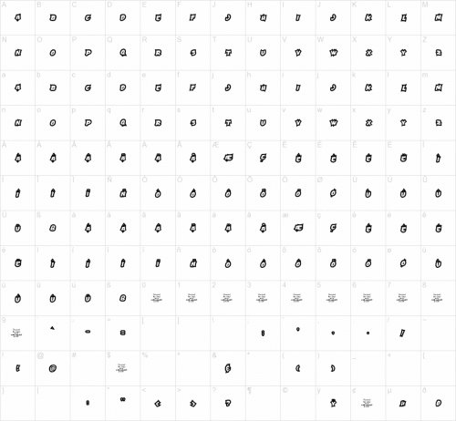 Qaddal Graffiti Font