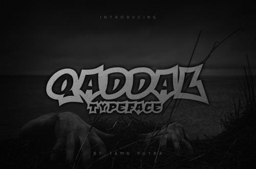 Qaddal Graffiti Font