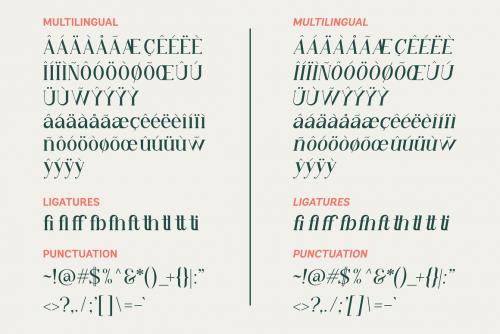 Qiba Simple Serif Font