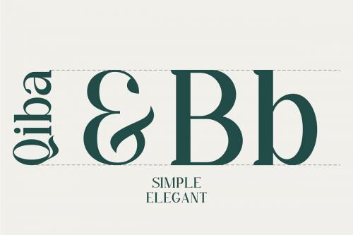 Qiba Simple Serif Font
