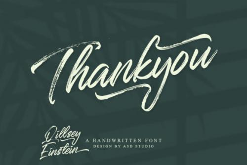 Qillsey Einstein Script Font