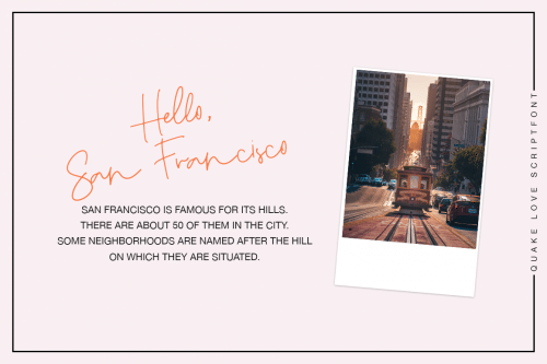 Quake Love Script Font