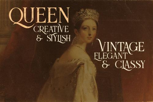 Queen Display Font