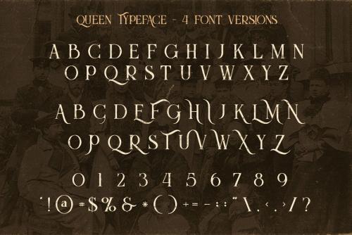 Queen Display Font