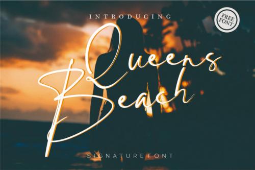Queens Beach Handwritten Font