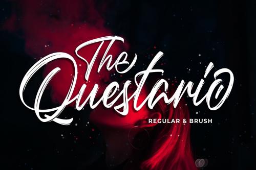 Questario Brush Style Font