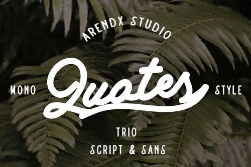 Quotes Script Font