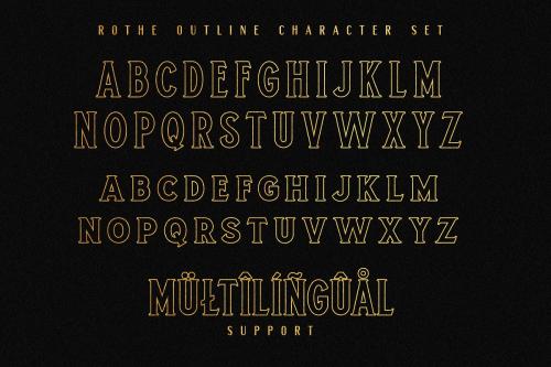 ROTHE Vintage Font