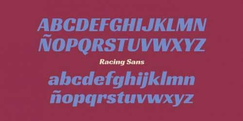 Racing Sans One Font