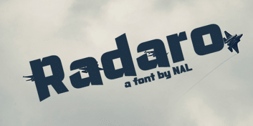 Radaro Font