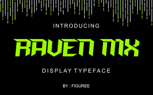 Raven MX Typeface