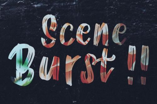 Raw Entry Brush Font