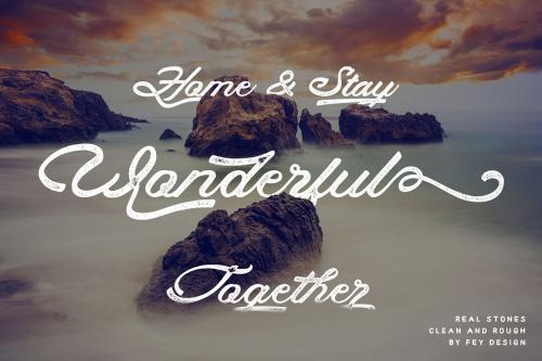 Real Stones Script Font Free