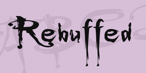 Rebuffed Font