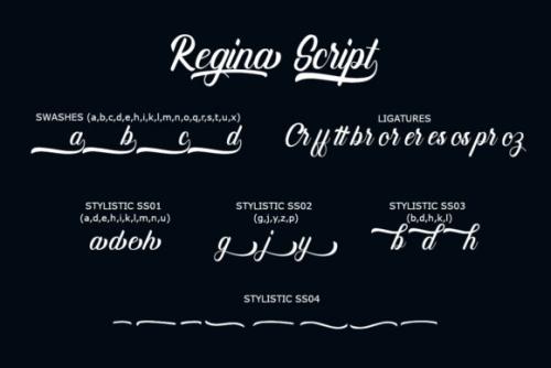 Regina Calligraphy Font