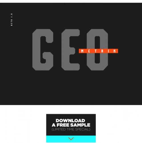 Reqnad Geometrik Beta . Font