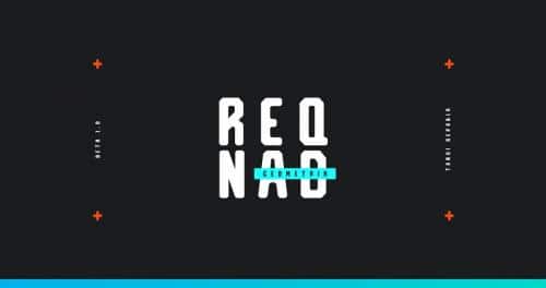 Reqnad Geometrik Beta . Font