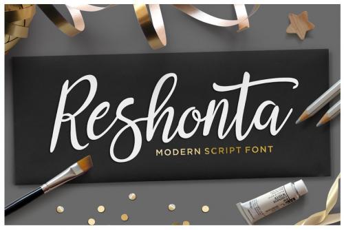 Reshonta Calligraphy Font