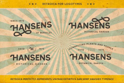 Retroica Sans Serif Font