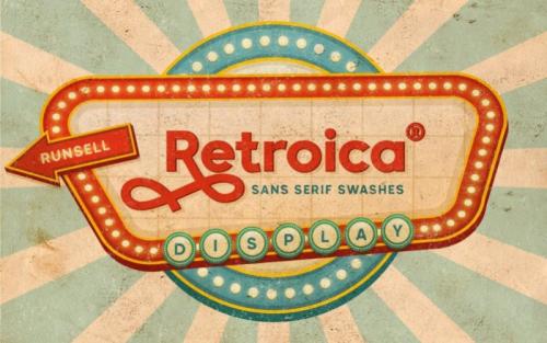 Retroica Sans Serif Font