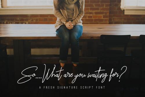 Rhesmanisa Signature Font