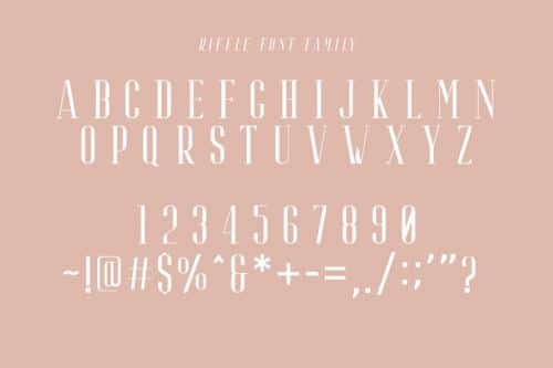 Riffle Font Family