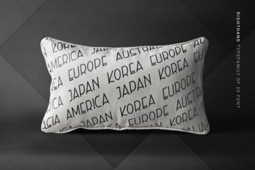 Righthand Family Font 4