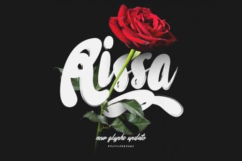 Rissa Brush Font