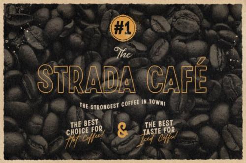 Riverside Texture Display Font