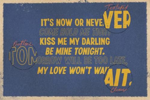 Riverside Texture Display Font