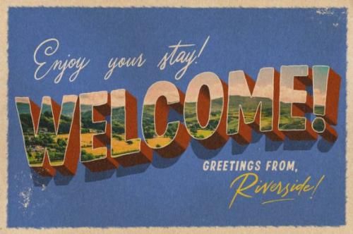 Riverside Texture Display Font