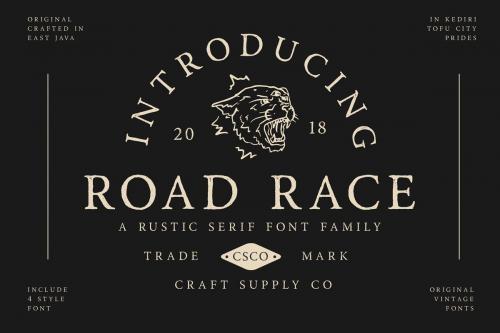 Road Race Typeface