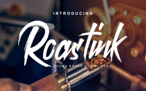 Roastink Brush Font