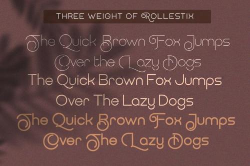 Rollestix Sans Serif Font