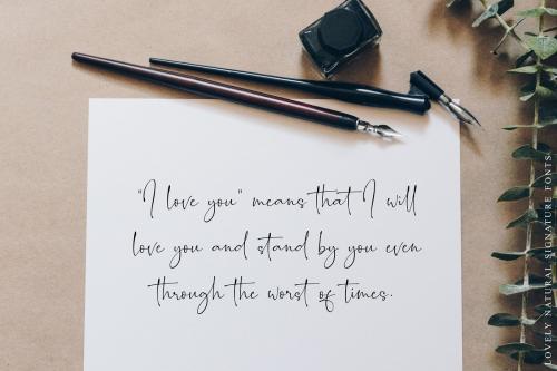 Romantically Script Font