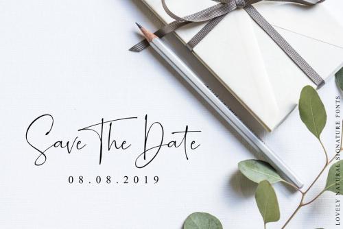 Romantically Script Font