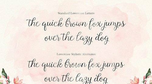 Roselina Script Font