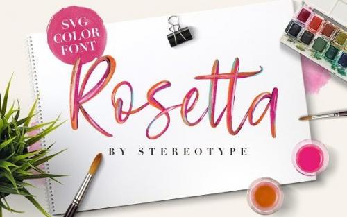 Rosetta Brush Font