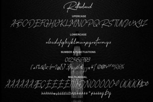 Rotherland Signature Font