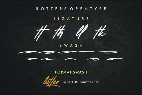 Rotters Brush Font