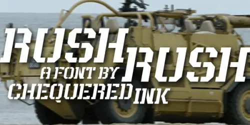 Rush Rush Font
