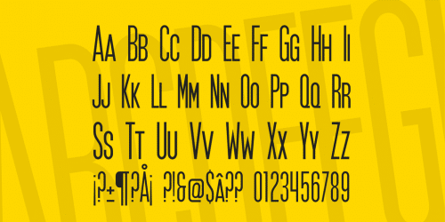 SF Movie Poster Font