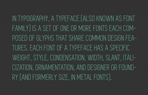 SIMPLIFICA Typeface