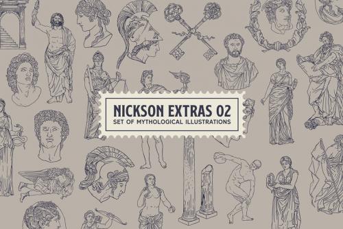 SS Nickson Font Bundle Social Security Card Fonts