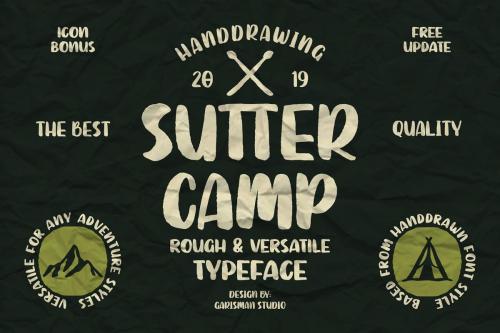 SUTTER CAMP Typeface