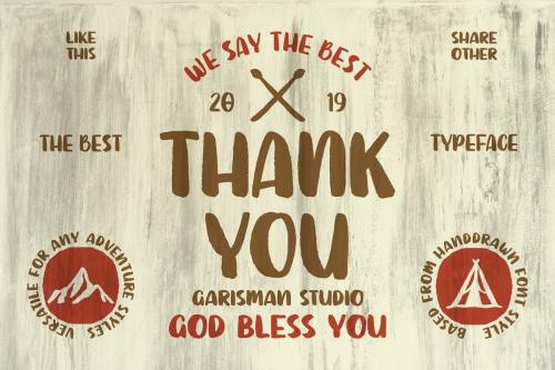 SUTTER CAMP Typeface