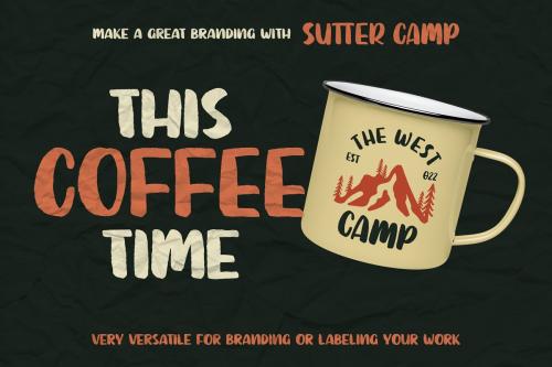 SUTTER CAMP Typeface