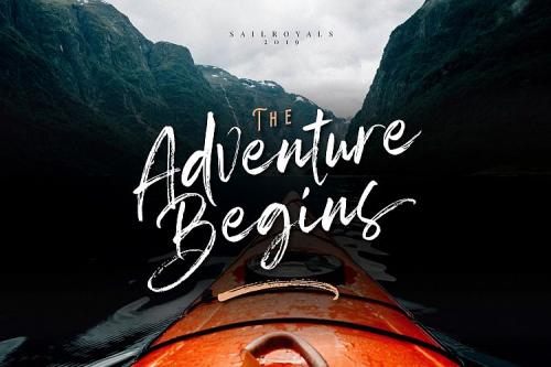 Sail Royals Brush Font